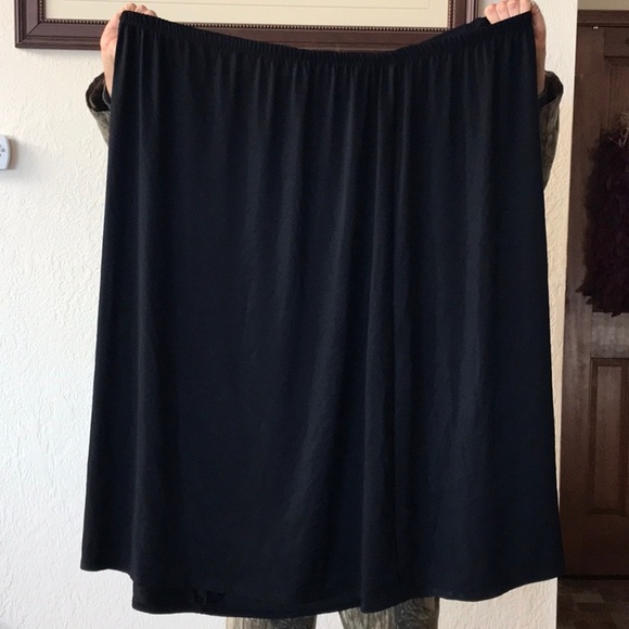 Sanctuarie Designs A-Line elastic waist roomy stretchy skirt Size 9x Made in USA - Picture 3 of 7